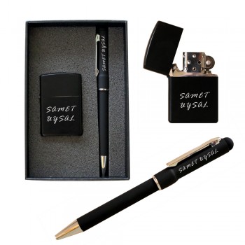 KALEM+ÇAKMAK KUTULU SET KALEM+ÇAKMAK KUTULU SET